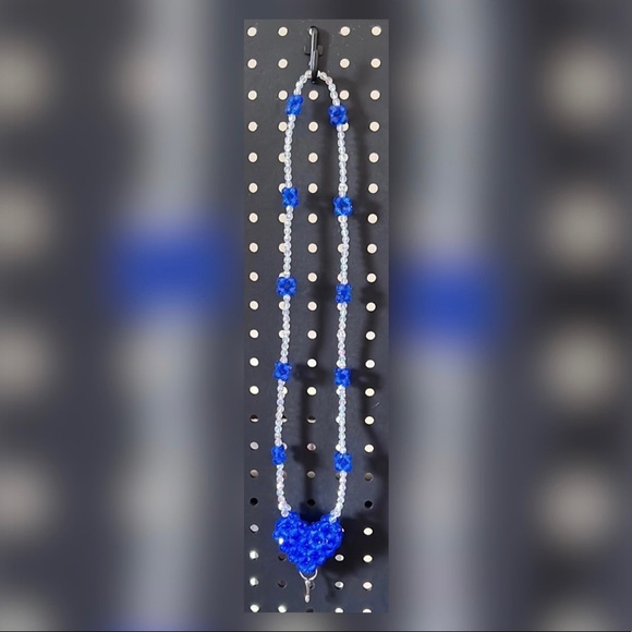 Beaded Lanyard and Keychain - Picture 1 of 2